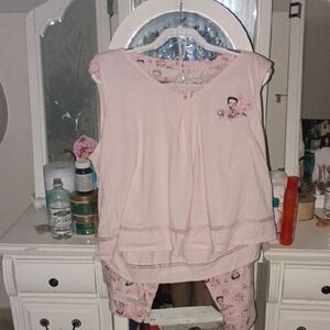 Betty Boop Pink Pajama Set